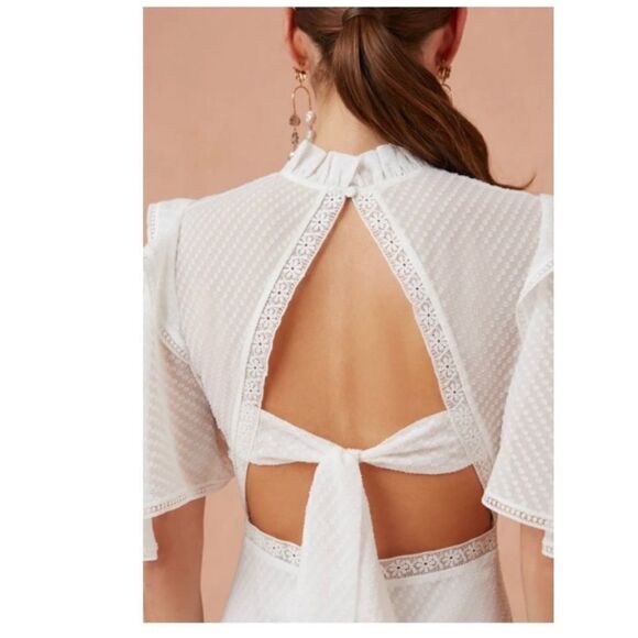 Keepsake Way Back Dress White - Picture 4 of 12